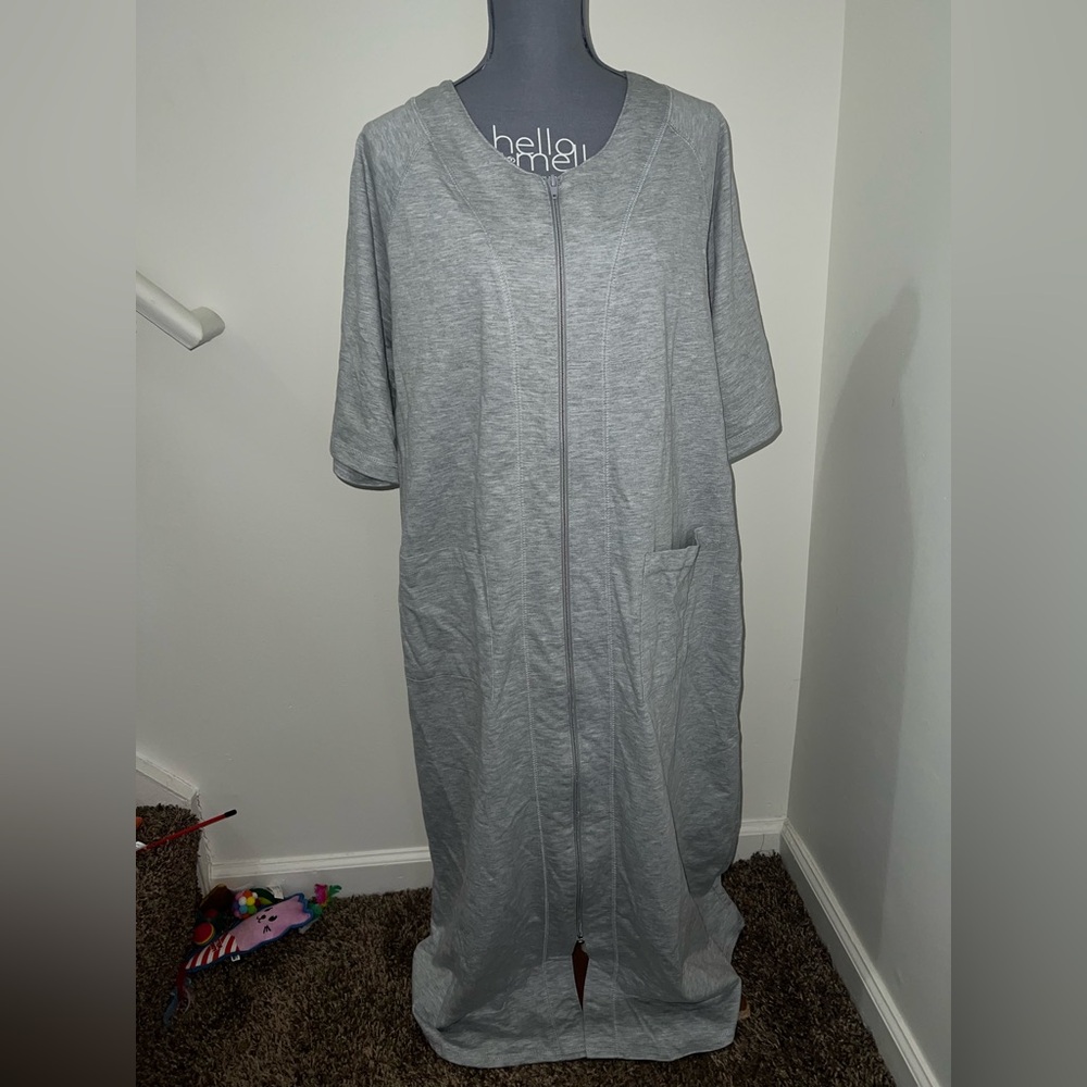 Gray Pajama Dress